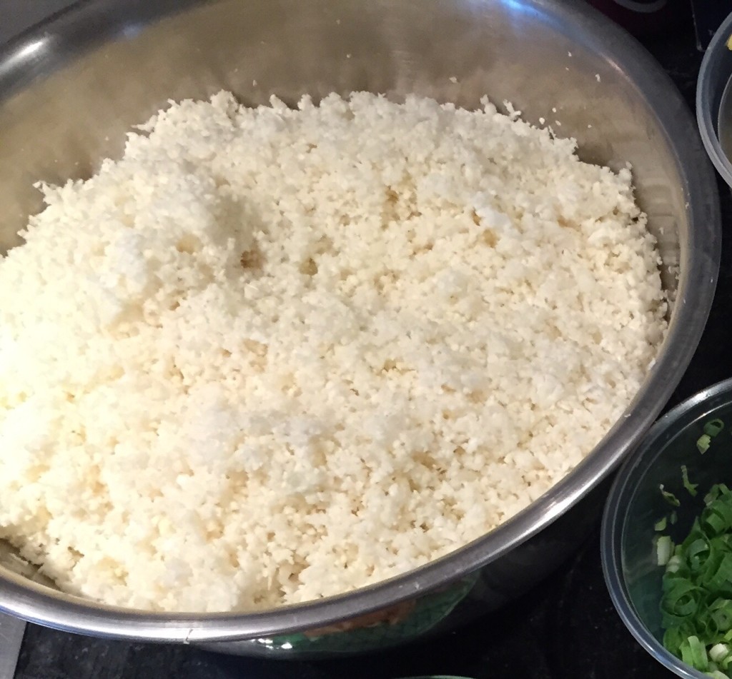 Cauliflower fried rice